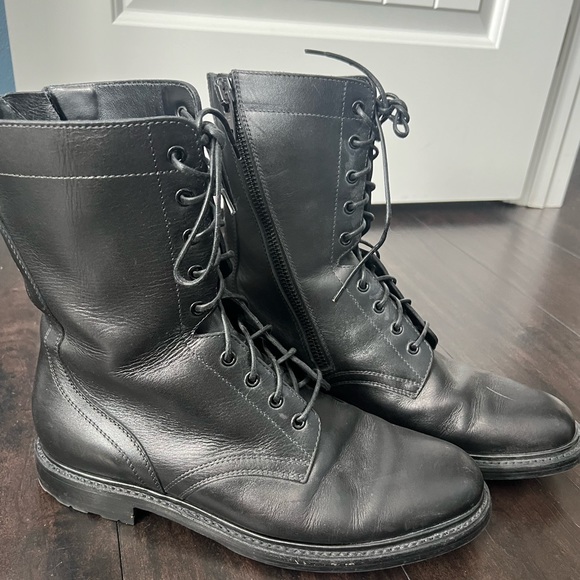 Authentic CELINE Men’s leather boots 43.5 worn twice! - Picture 2 of 7